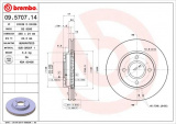 Brzdový kotouč BREMBO 09.5707.14 - FORD