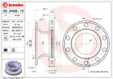 Brzdový kotouč BREMBO 09.9498.10
