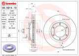 Brzdový kotouč BREMBO 09.5914.10 - TOYOTA
