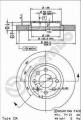 Brzdový kotouč BREMBO MAX 09.8601.75 - OPEL