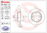Brzdový kotouč BREMBO 08.A327.11