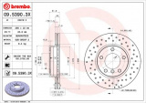 Brzdový kotouč BREMBO 09.5390.3X