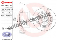 Brzdový kotouč BREMBO 08.A540.11