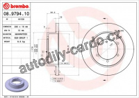 Brzdový kotouč BREMBO 08.9794.10
