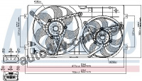 Ventilátor chladiče NISSENS 85250