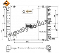 Chladič, chlazení motoru NRF 514782