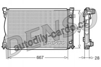 Chladič motoru DENSO (DE DRM05117)