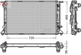 Chladič motoru DENSO (DE DRM05072)