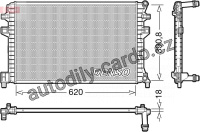 Chladič motoru DENSO (DE DRM05068)