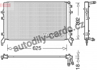 Chladič motoru DENSO (DE DRM05066)