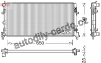 Chladič motoru DENSO (DE DRM05065)
