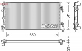 Chladič motoru DENSO (DE DRM05065)