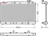 Chladič motoru DENSO (DE DRM27002)