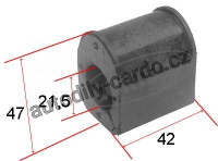 Držák, příčný stabilizátor CORTECO 21652442