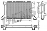Chladič motoru DENSO (DE DRM10098)