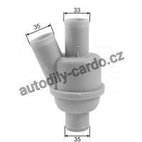 Termostat GATES (GT TH35882) - HONDA, LAND ROVER, ROVER
