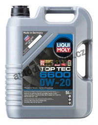 Liqui Moly TOP TEC 6600 0W-20 5L (21411) + štítek