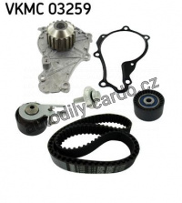 Sada rozvodového řemene s vodní pumpou SKF VKMC03259