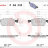 Sada brzdových destiček BREMBO P24210