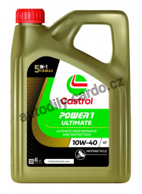 CASTROL POWER 1 Ultimate 4T 10W-40 4L + štítek