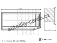 Vzduchový filtr BLUE PRINT ADBP220052