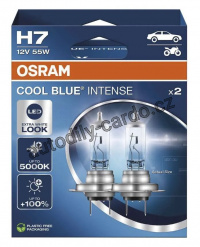 Autožárovky OSRAM Cool Blue Intense H7 12V 55W - 2ks