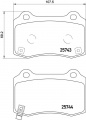 Sada brzdových destiček BREMBO P30074E