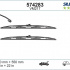 Sada stěračů VALEO Silencio (VA 574285) - 700mm + 650mm