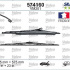 Sada stěračů VALEO Silencio (VA 574160) - 575mm + 575mm