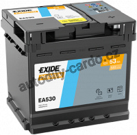 Autobaterie EXIDE EA530 53AH  540A 207x175x190