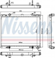 Chladič motoru NISSENS 66773