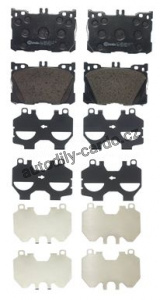 Sada brzdových destiček BREMBO P50139