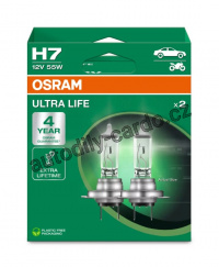 Autožárovky OSRAM Ultra Life H7 12V 55W - 2ks