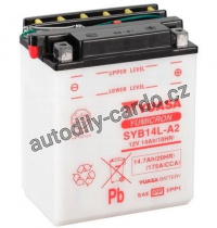 Motobaterie YUASA SYB14L-A2 14Ah 190A 12V P+ /134x89x166/