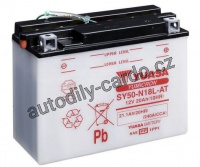Motobaterie YUASA SY50-N18L-AT 20Ah 260A 12V P+ /205x90x162/