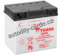 Motobaterie YUASA 53030 30Ah 180A 12V P+ /186x130x171/