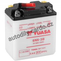 Motobaterie YUASA 6N6-3B 6Ah 6V P+ /99x57x111/