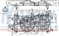 Ventilátor chladiče NISSENS 85689
