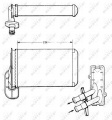 Výměník tepla, vnitřní vytápění NRF 58622