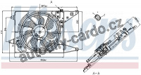 Ventilátor chladiče NISSENS 85710