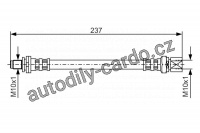 Brzdová hadice BOSCH (BO 1987476564)