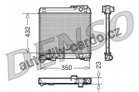 Chladič motoru DENSO (DE DRM05013) Chladič motoru DENSO (DE DRM05013)