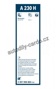 Stěrač BOSCH Aerotwin (BO 3397006864) - 230mm