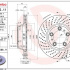Brzdový kotouč BREMBO 09.C086.11 - PORSCHE