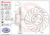 Brzdový kotouč BREMBO 09.9463.10 - MERCEDES-BENZ