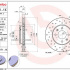 Brzdový kotouč BREMBO 09.C171.1X - HYUNDAI, KIA