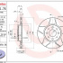 Brzdový kotouč BREMBO MAX 09.5870.75 - FIAT