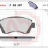 Sada brzdových destiček BREMBO P83027 - TOYOTA