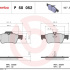 Sada brzdových destiček BREMBO P50052 - MERCEDES-BENZ