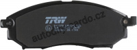 Sada brzdových destiček TRW GDB3392 - NISSAN NAVARA